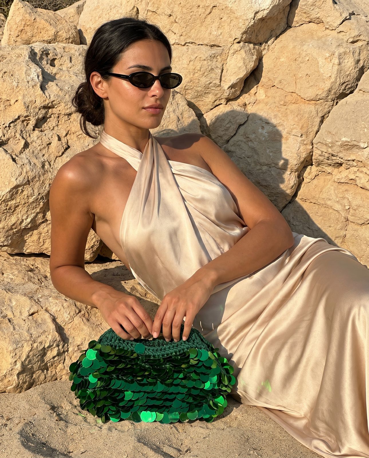 Sequined Dima Bag