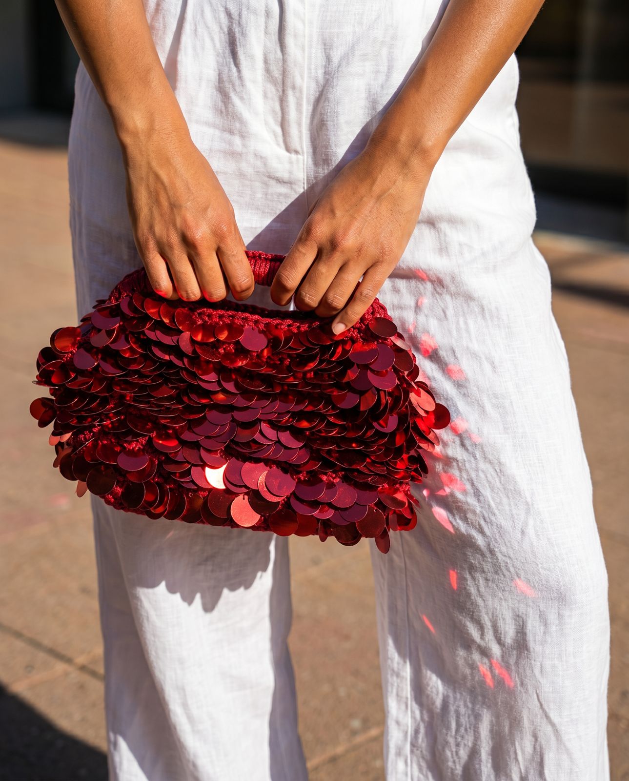 Sequined Dima Bag