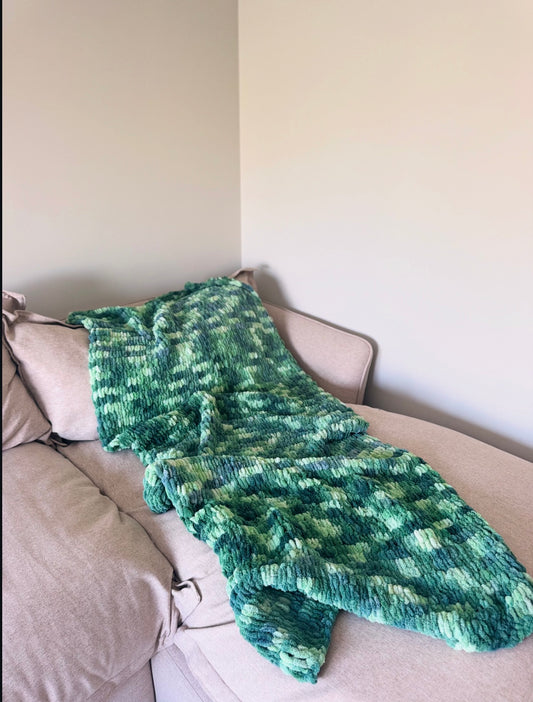 Mix Green Blanket