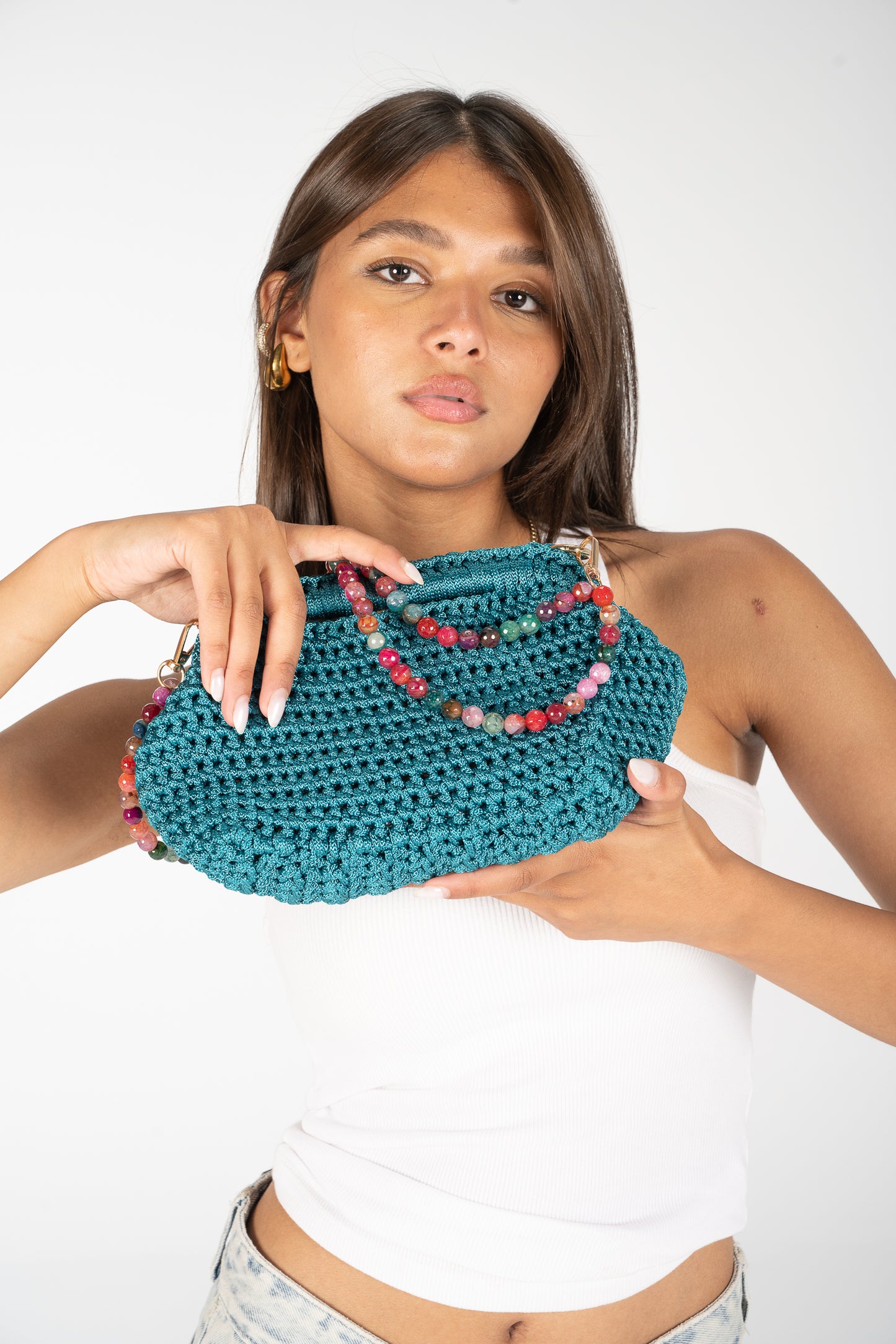Teal "Dima" Bag