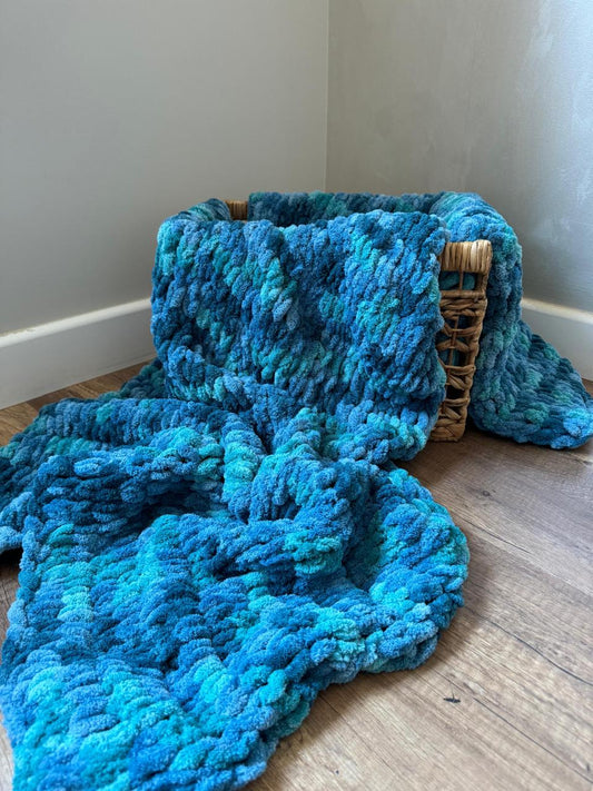 Mix Blues Blanket